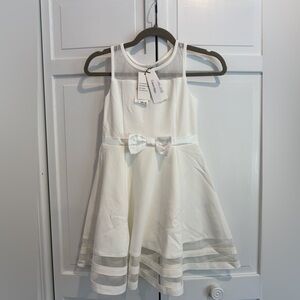 Calvin Klein White Formal Kids Dress
